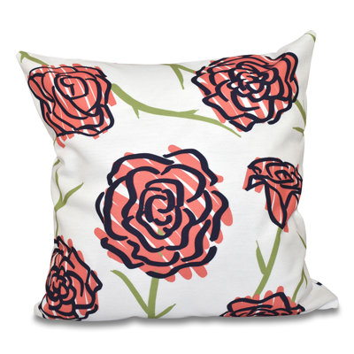 Housse de coussin d'extérieur carré Botanical Blooms