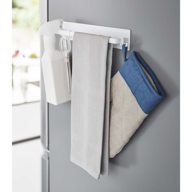 molekyle Nysgerrighed At interagere Yamazaki USA 11.02" Magnetic Kitchen Dish Towel Hanger Rack Wall Mounted  Towel Bar & Reviews | Wayfair