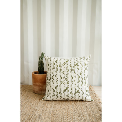 Ortega Square Pillow Cover & Insert
