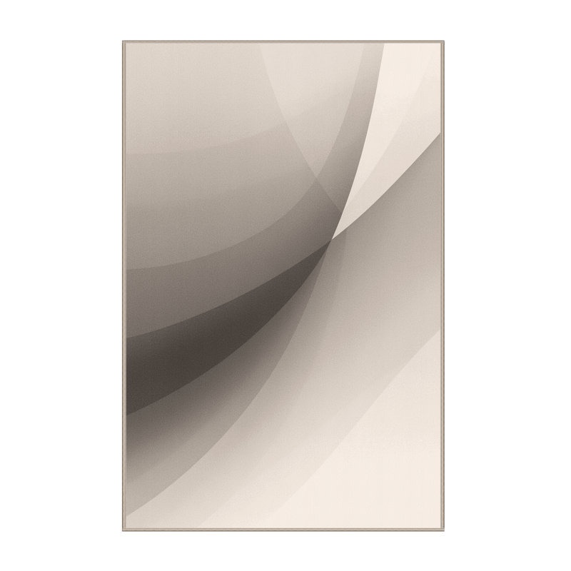 Tapis beige lavable à la machine de couleur unie minimaliste Pauleta, 3 X 5