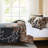 Threaded Roots Linen Blend Duvet Cover Brown/Neutral 3 Piece Set Queen-116501352