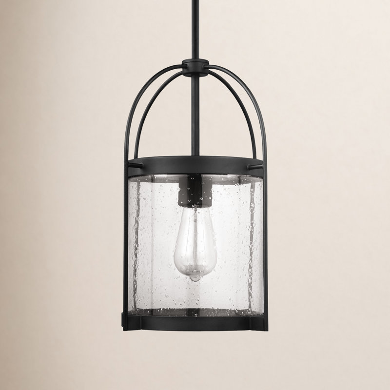 Yates 1 - Light Midnight Black Lantern Pendant