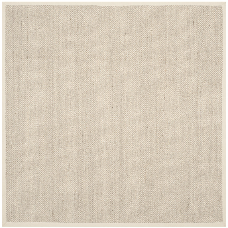 Torbin Sisal Marble/Beige Area Rug, Square 244cm