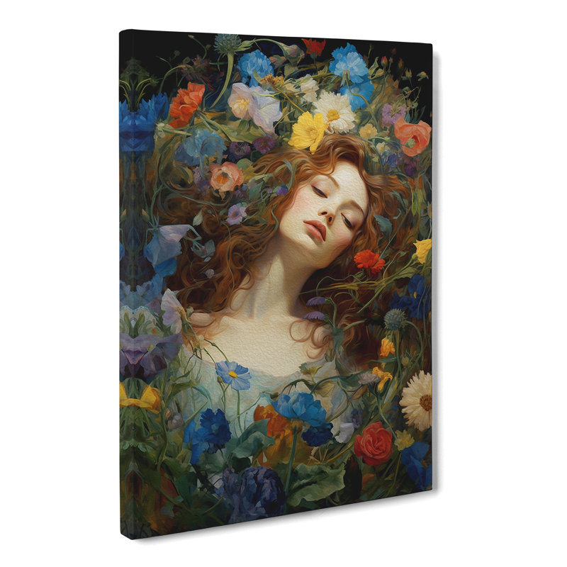 Wildflowers Renaissance - Print, 50cm H x 35cm W x 3cm D