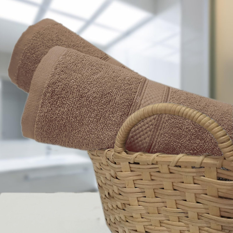 Nayelly Turkish Cotton Bath Towel, Truffle