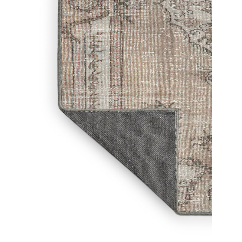 Tapis contemporain brun / gris, Rectangle 5 pi x 8 pi