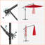 Piqua 300cm Lighted Market Parasol-247176256