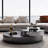 Light luxury modern revolving coffee table-108466913-108466917