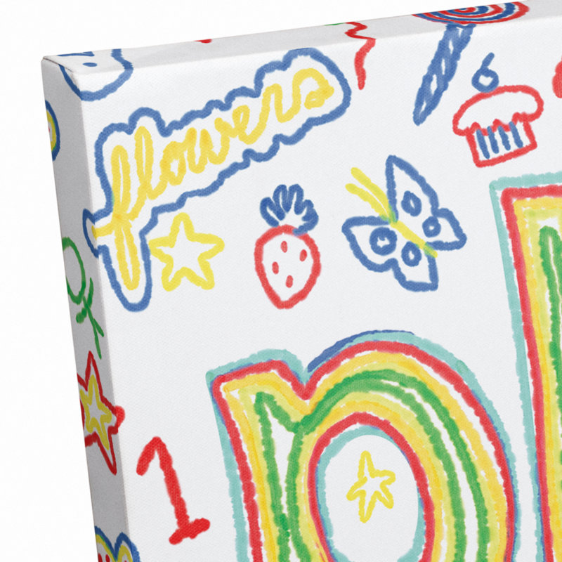Art sur toile play time Burkhart, H 11 po x l 14 po x P 1,25 po