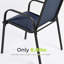 Ensemble de 4 chaises de patio Christopher en tissu textilène bleu Christopher-1809993656