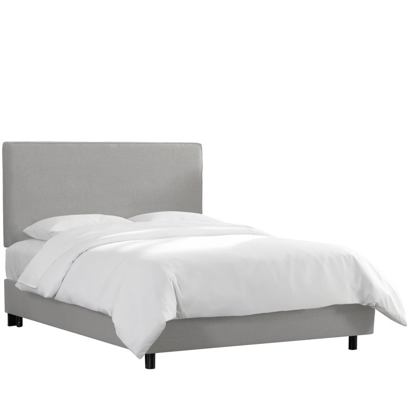 Catie Upholstered Bed, Twin, Classic Talc Linen