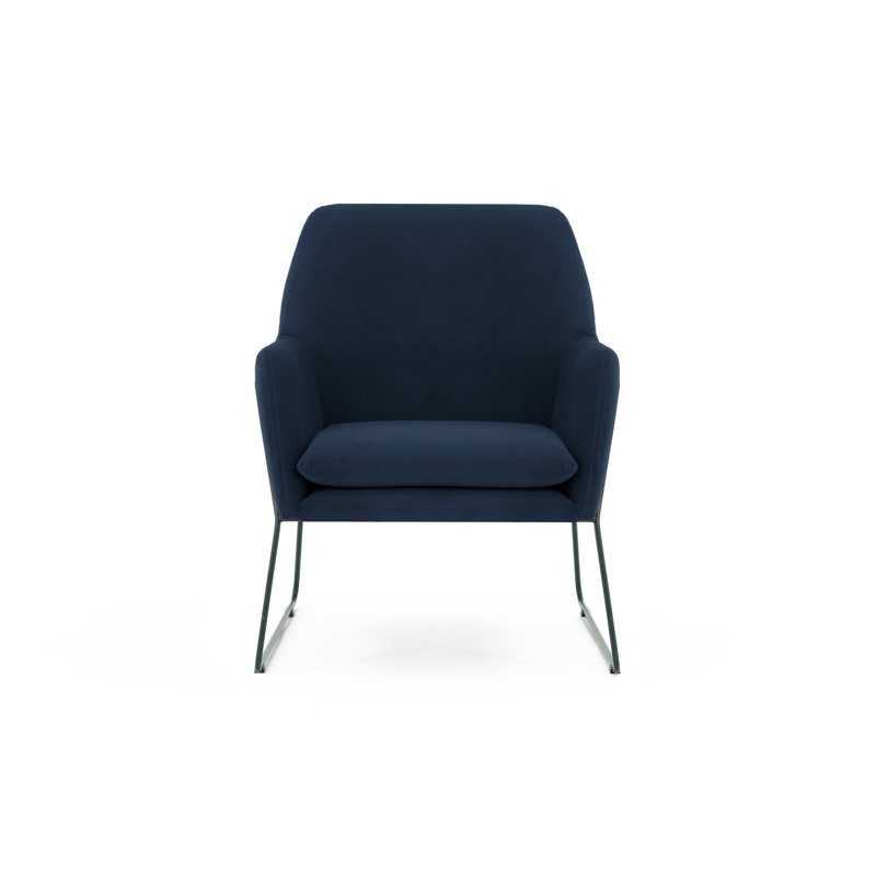 Fontaine Upholstered Armchair, Blue