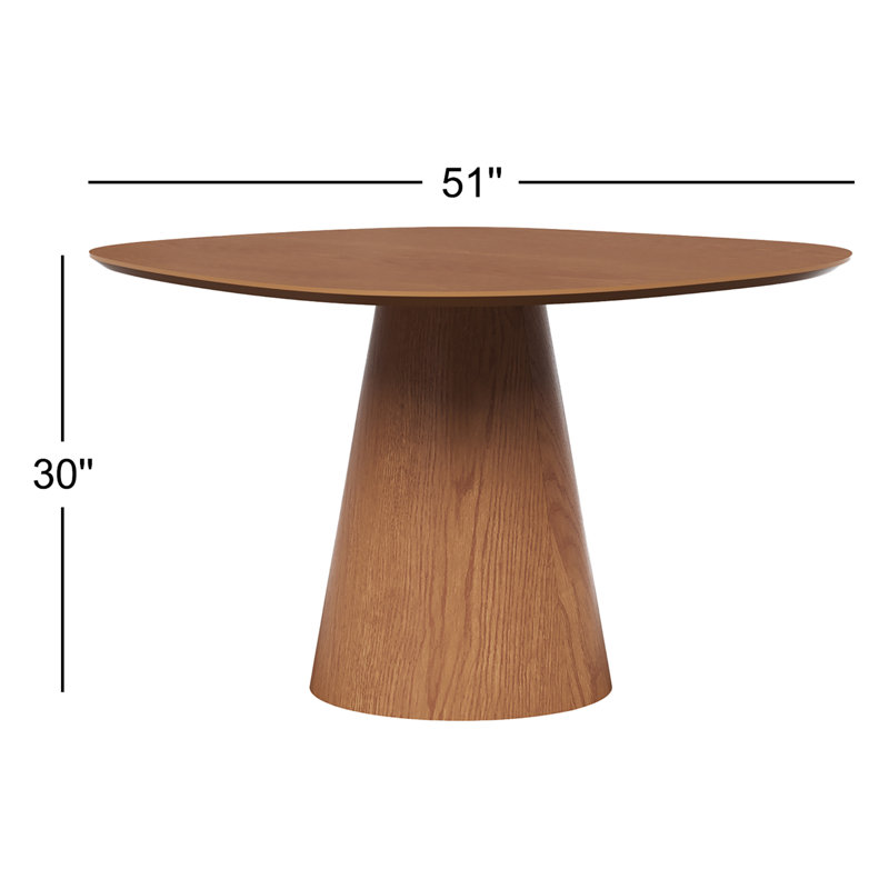 Lucy Dining Table, Honey Oak