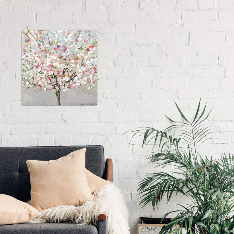 " Spring Love " by Allison Pearce, 18" H x 18" W x 1.5" D, Wrapped Canvas