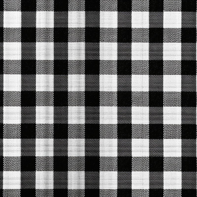 Rideau de douche Zeina Gingham, H 84 po x l 70 po