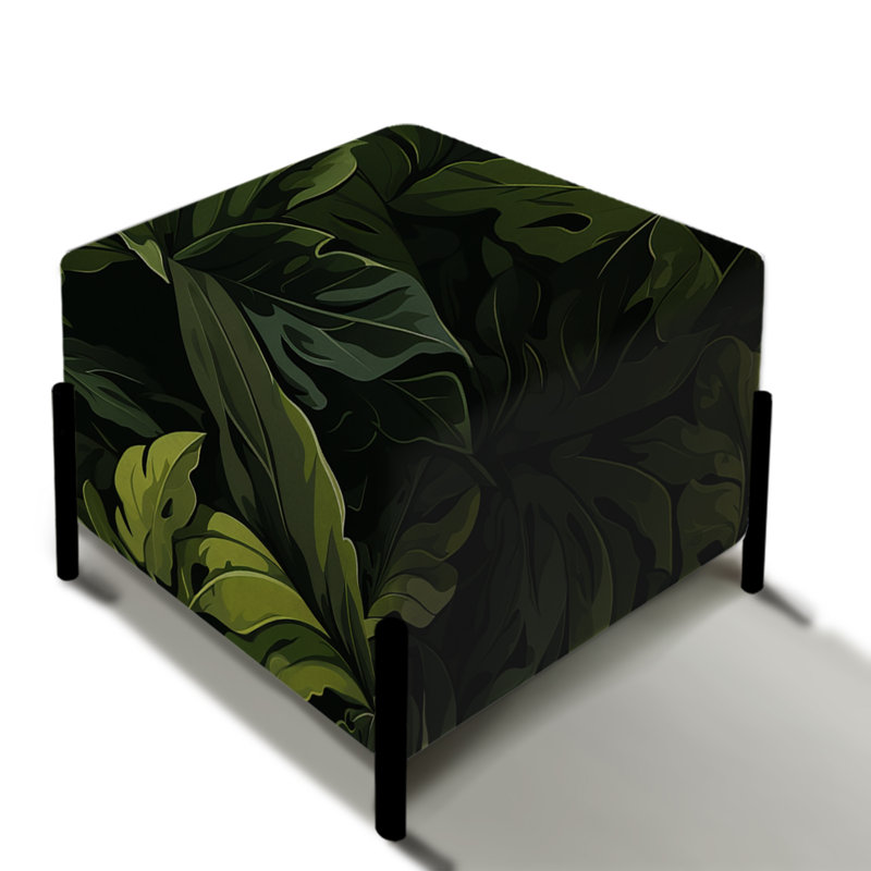 Jungle Camouflage Adventures - Repose-pieds carré camouflage