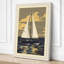 Sailboat in Motion Coastal - Wrapped Canvas-771162424-771162425
