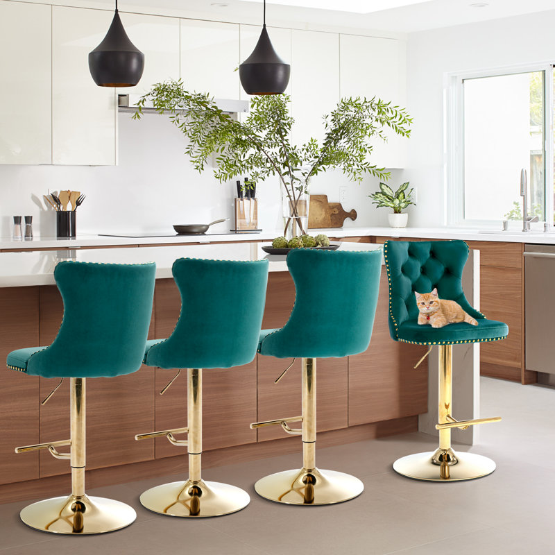Tabouret Ainagul, Vert