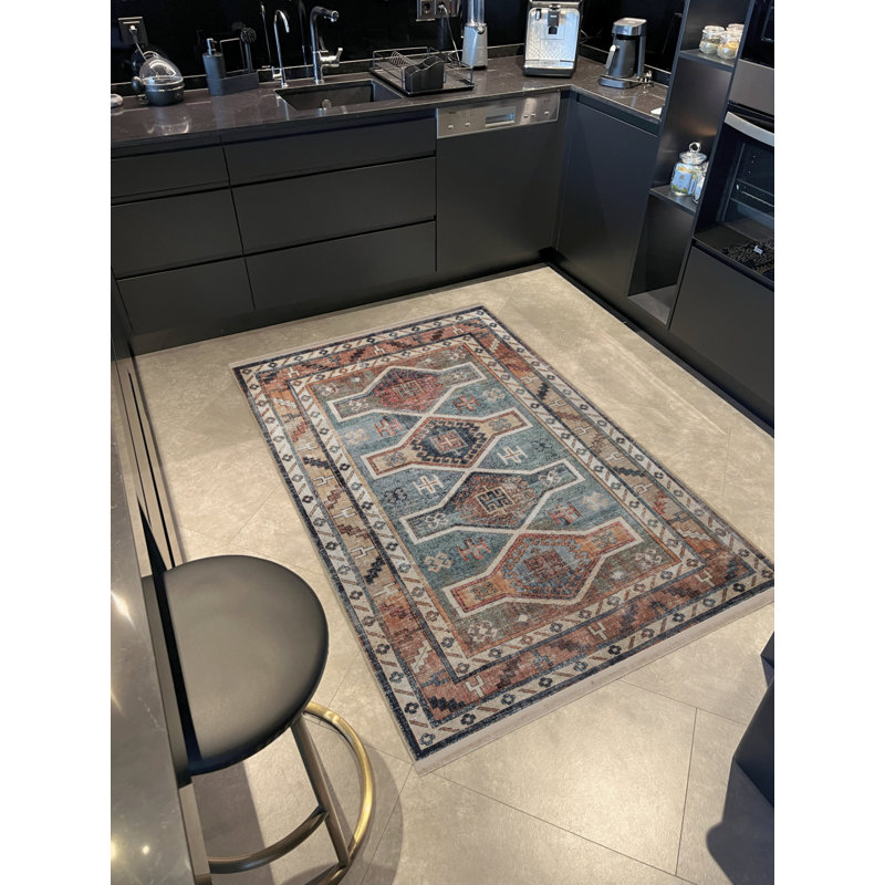 Tapis rectangulaire Yasamine, Rectangle 2 pi 8 po x 5 pi