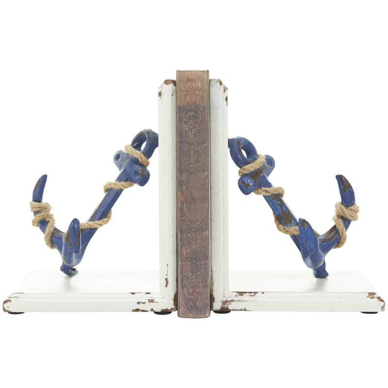Serre-livres en métal patiné