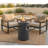 26" Propane Fire Pit, Outdoor Gas Patio Fire Pit 40,000 BTU, Cylindrical Concrete Fire Pit with Hidden 20lb Tank Storage, Modern Textured Fire Column, Includes Lava Rocks & Waterproof Cover –Dark Grey