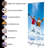 InstaHibit 10x8 Ft Pop Up Backdrop Booth Stand w/ 40"x79" Roll Up Banner Stand