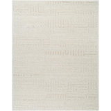 Knoxville Hand Knotted Wool Vintage Look Area Rug in Ivory