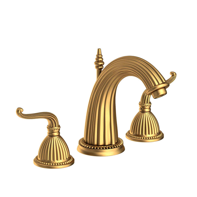 Alexandria Widespread Bathroom Faucet with Drain Assembly, Satin Bronze