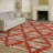 Machine Washable Indoor/Outdoor Chantille ACN2502 Southwest Rug-210537758-210537728