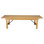 Dejon Rectangular Rustic Solid Pine Folding Dining Table by Flash Furniture