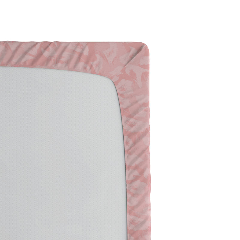 Drap-housse Ambesonne, Drap-housse de taille simple, Rosé, rose / abstrait