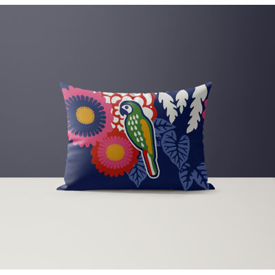 Ares Microsuede Lumbar Throw Pillow