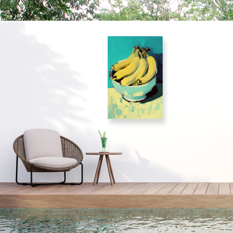 Treechild   Bananas Outdoor  Canvas, H 12 po x l 19 po
