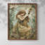 WOMEN Series CECXCVII - reproduction encadrée de qualité supérieure - prête à être accrochée - aucun clou requis-1704682597-1704682586