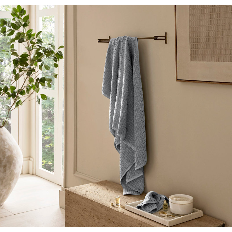 Turkish Waffle Bath Towel Set