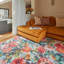 Clarke & Clarke Floral Digitally Printed 120cm X 170cm Area Rug