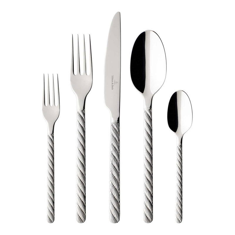 Montauk 20 Piece Stainless Steel Flatware Set, Service for 4