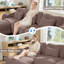 Canapé modulaire en forme de U de 131,5 po à 4 places modulaire en U avec coussin et 2 repose-pieds mobile-130915752