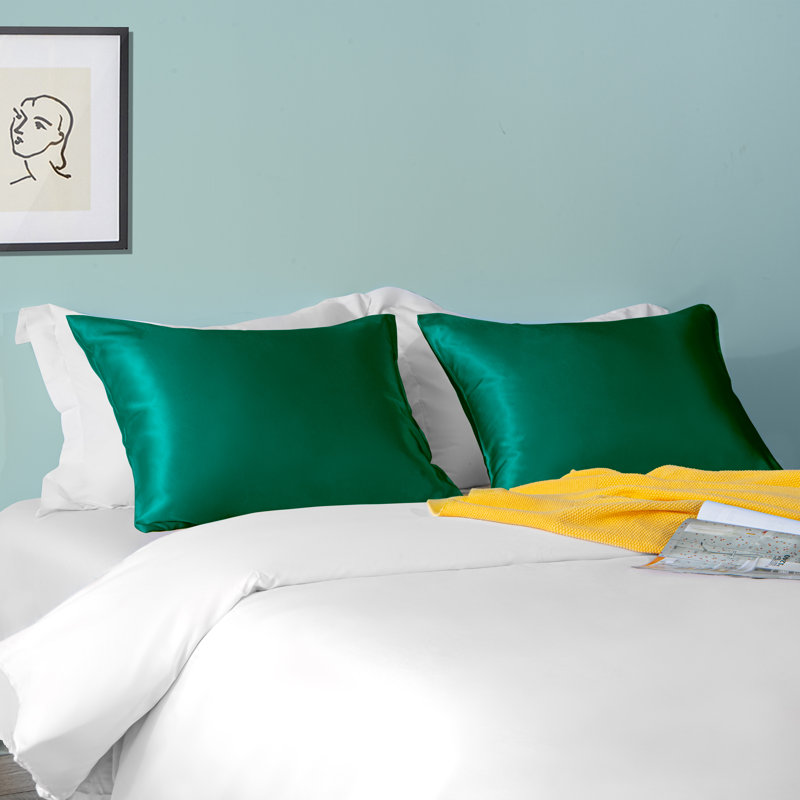 Taies d'oreiller, taies d'oreiller luxueuses en satin avec fermeture à enveloppe - NTBAY, Taie d’oreiller standard