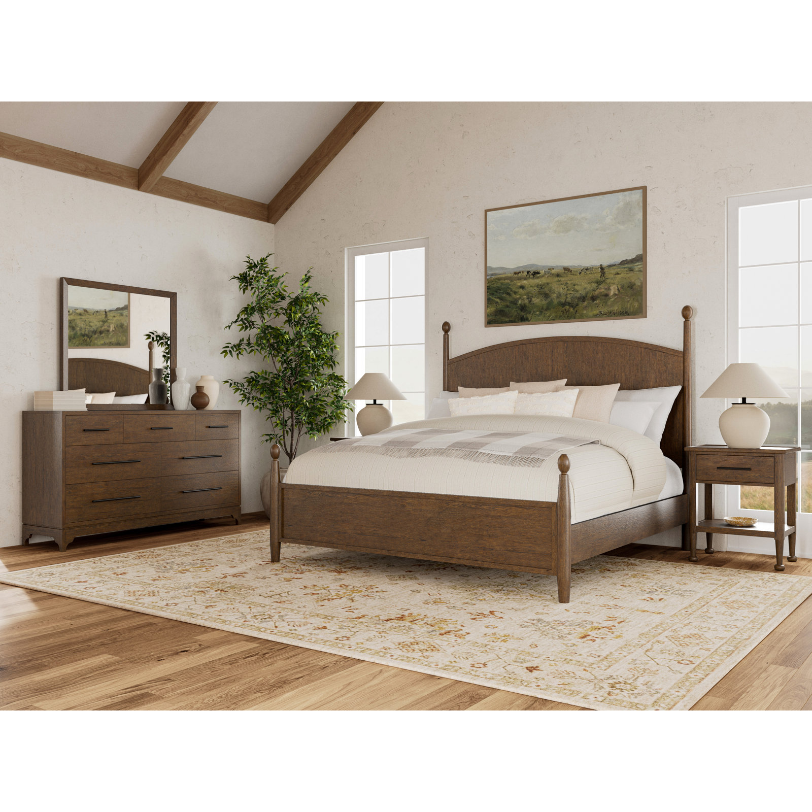 Billie Panel Bed, King