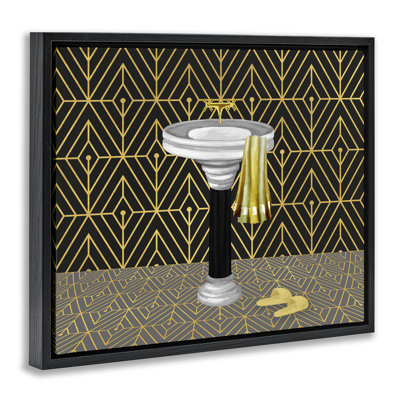 Cadre flottant pour salle de bain Deco Style Glam, design par Conrad Knutsen