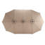 Grand parasol d'extérieur double face 14,8 pi avec manivelle (kaki) (sans base)