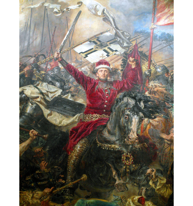 Bataille de Grunwald (détail), H 48 po x l 36 po