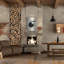 «Black & Neutral Abstract» par Petals Prints Design, art mural en métal-79193859