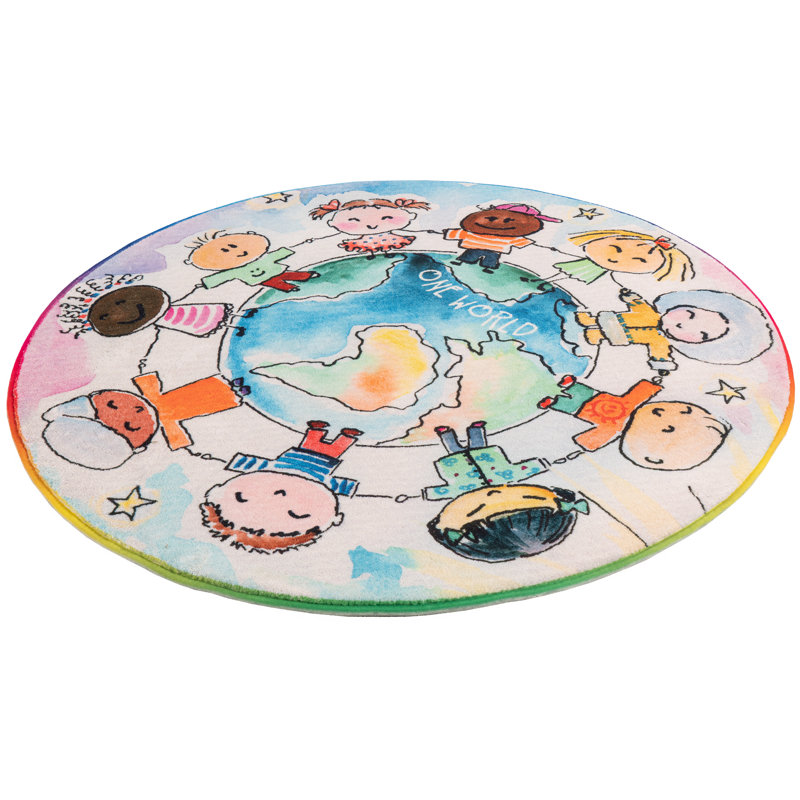 Round Juno Hand Tufted Area Rug, Round 120cm