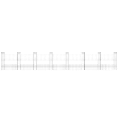 Silver Metal Fence Panel