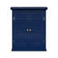 Glancy Two Shutter Doors Removable Wooden Corner Wall Cabinet-1462462047