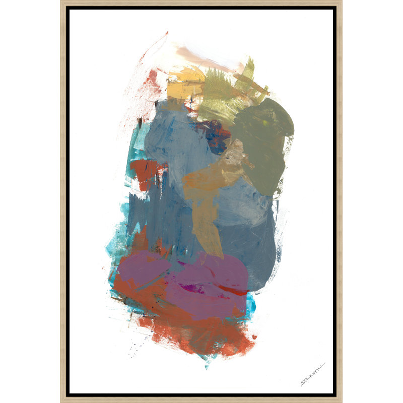 Silhouette VI Painting by Sarah Stockstill, Image Brush Gel, 36.75" H x 25.75" W x 1.5" D