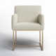 Brose Upholstered Dining Arm Chair