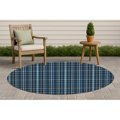 Tapis d'extérieur antidérapant Rocky Tartan